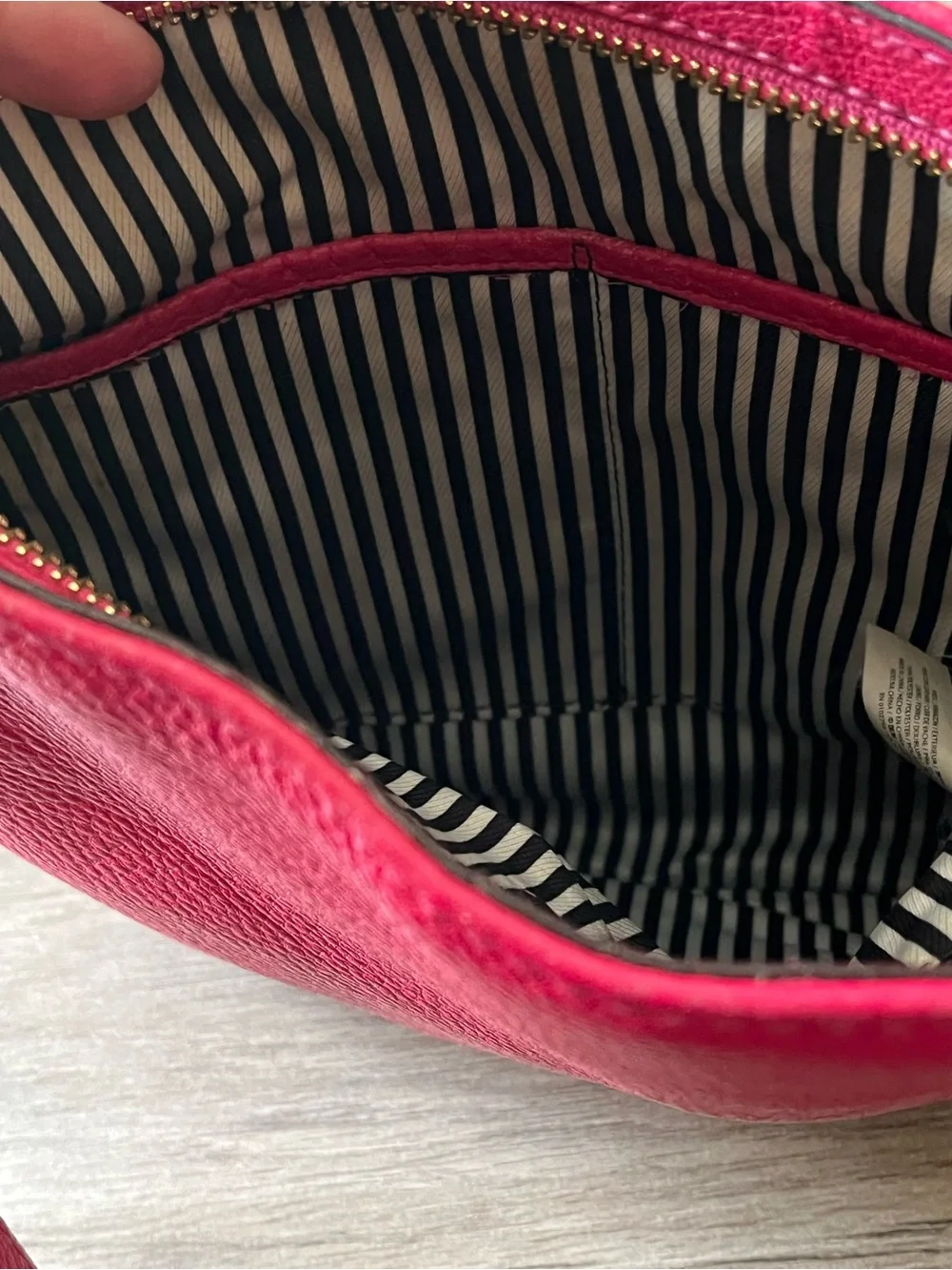 Kate Spade New York Pink Leather Cobble Hill Ellen Cross Body Purse Bag *FLAW